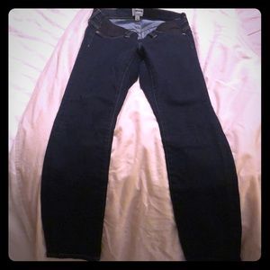 JCrew maternity toothpick jeans